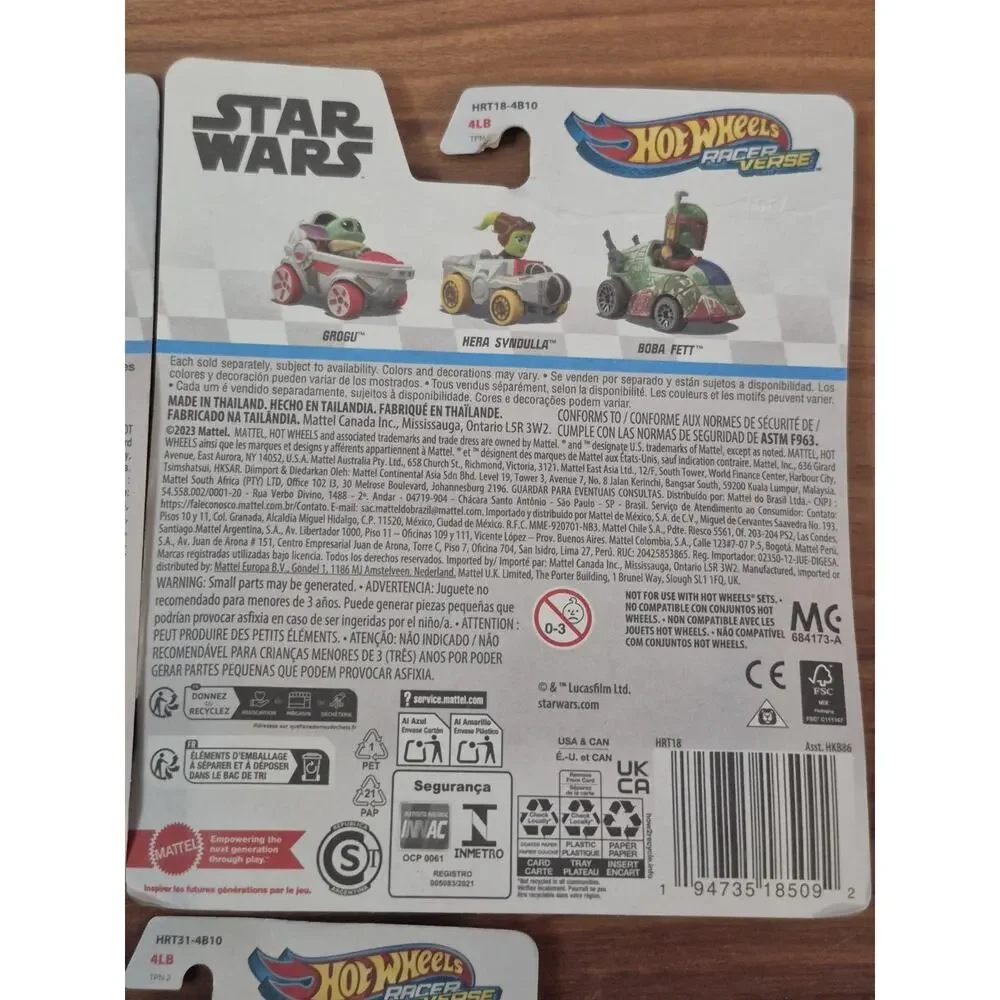 3 Hot Wheels 2024 Racers Verse Cars Star Trek, DC, Stars Wars s33